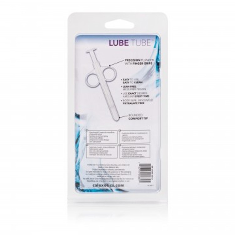 Lube Tube זוג צינורות למילוי אינטימי של חומרי סיכה CalExotics - שקוף