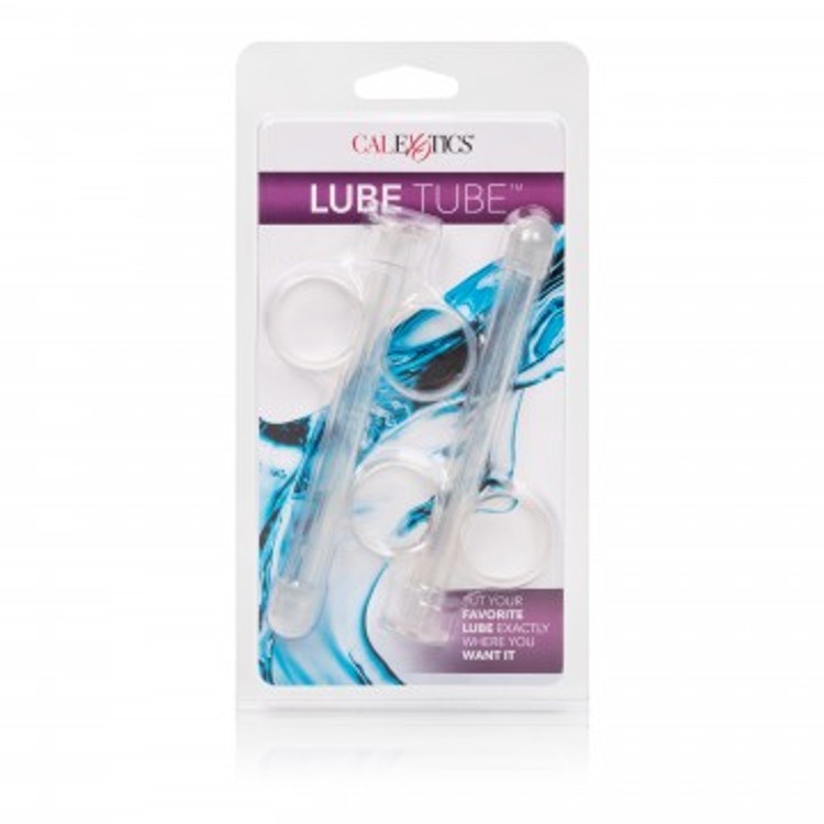 Lube Tube זוג צינורות למילוי אינטימי של חומרי סיכה CalExotics - שקוף