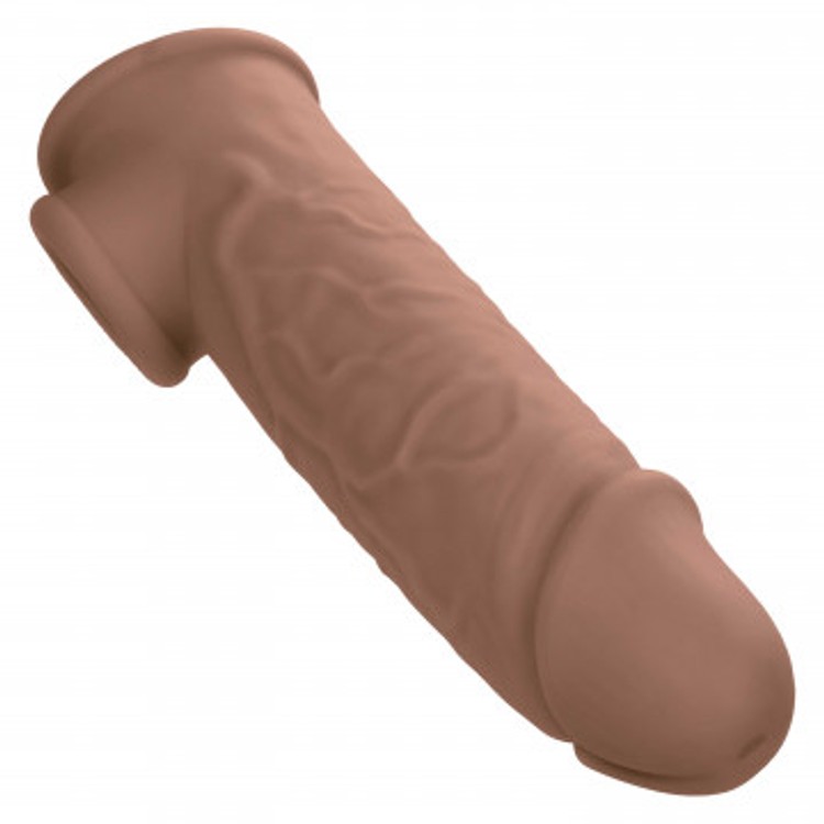 CalExotics Maxx Life שרוול מאריך לפין 17.8 ס"מ - חום
