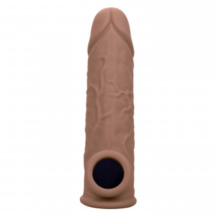 CalExotics Maxx Life שרוול מאריך לפין 17.8 ס"מ - חום