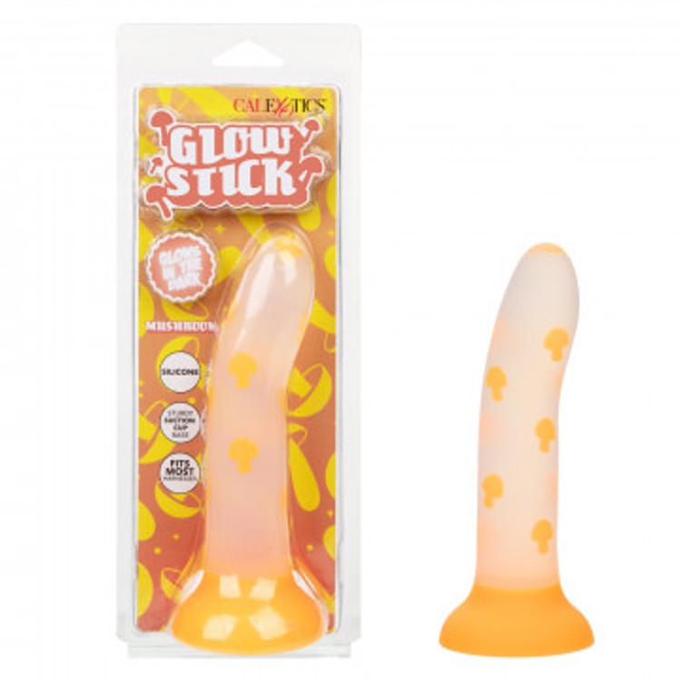 CalExotics Glow Stick Mushroom דילדו זוהר בחושך עם פטריות