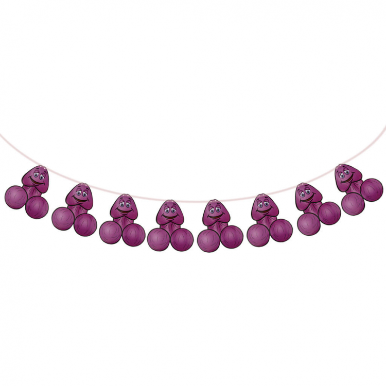 באנר שרשרת קישוט בולבולים