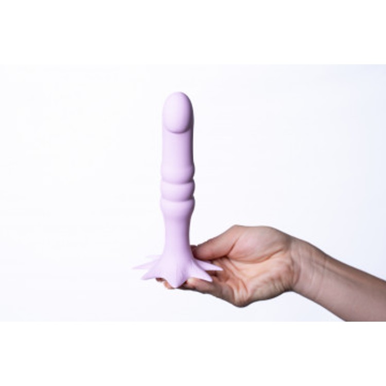 Dazey Leaf Dong דילדו סגול 17.78 ס"מ