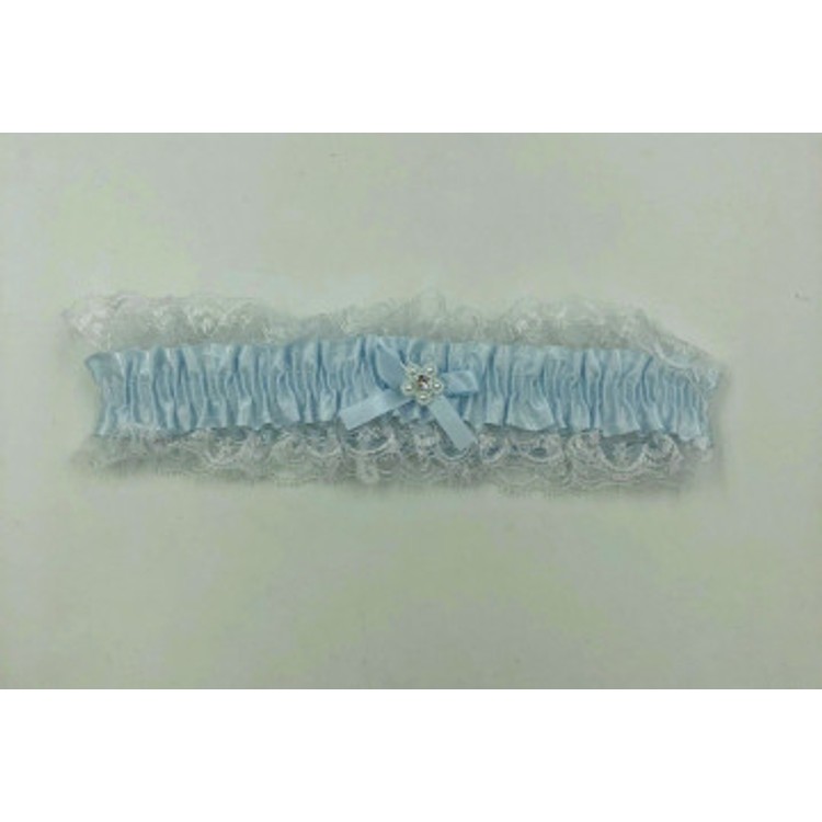 Elegant Moments בירית רגל סאטן - כחול בייבי