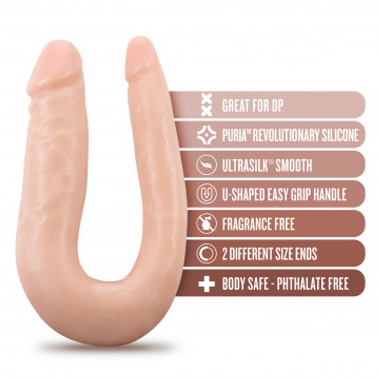 Dr. Skin Silicone - Dr. Double דילדו כפול ריאליסטי 31.75 ס"מ