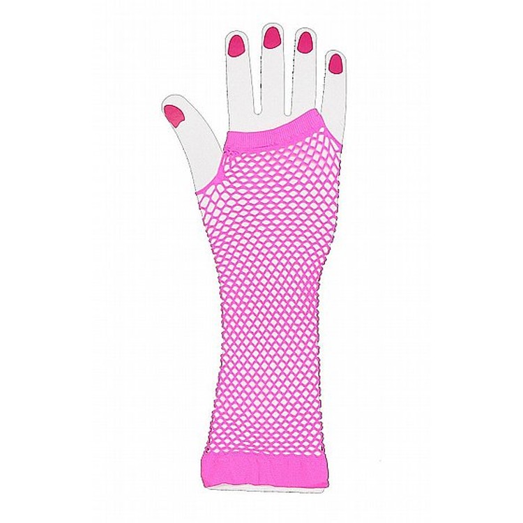 כפפות תחרה ורוד