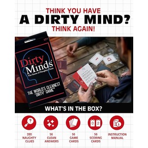 Dirty Minds משחק קלפים חברתי 18+ באנגלית