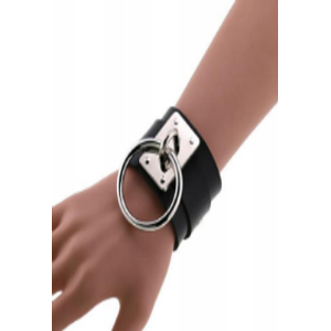 Black and Silver Kinky O-Ring Bracelet