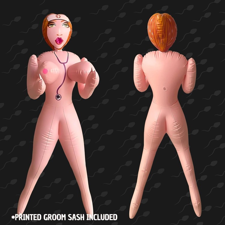 בובת מין רופאה מתנפחת עם חורים לגברים