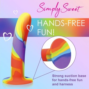 דילדו צבעוני לא מציאותי​ Simply Sweet​​