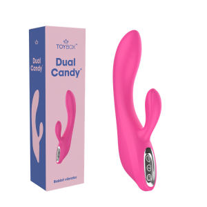 Toybox Dual Candy Pink Rabbit Vibrator