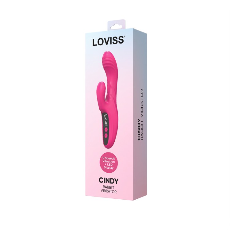 Cindy וויברטור ורוד משולב לגירוי כפול Loviss