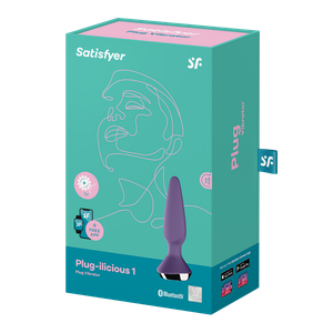 Plug-ilicious 1 פלאג אנאלי רוטט עם אפליקציה Satisfyer