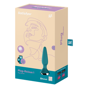 Plug-ilicious 1 פלאג אנאלי רוטט עם אפליקציה Satisfyer