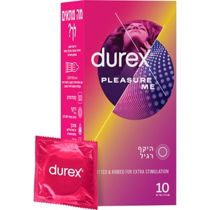 Pleasure Me קונדומים עבים עם אקסטרה סיכוך Durex​
