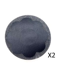 ​Black satin flower nipple cover​