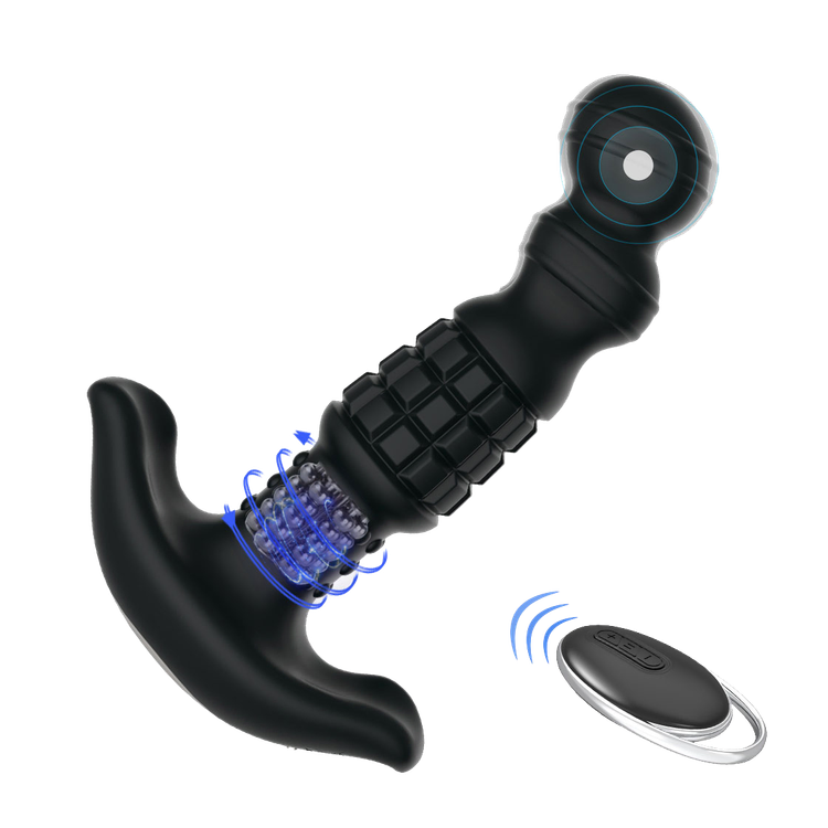 Power pearls מעסה ערמונית רוטט ומסתובב ToyBox