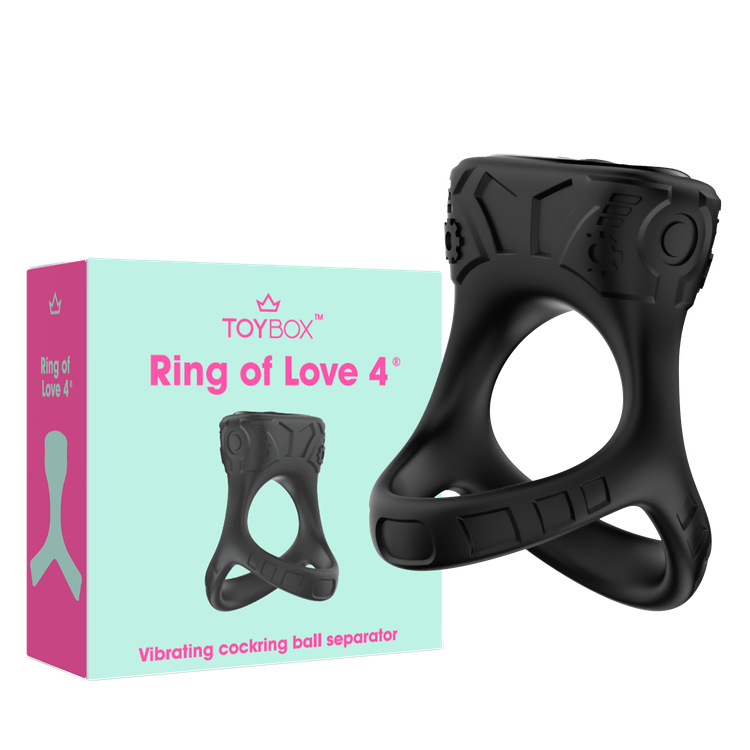 Ring of Love 4 קוקרינג רטט לגבר  ToyBox