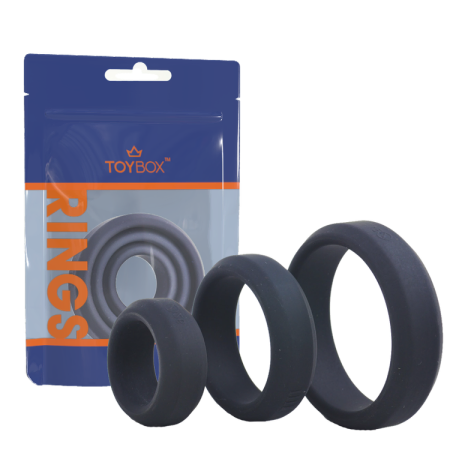 Rings 3 טבעות סיליקון Toy Box