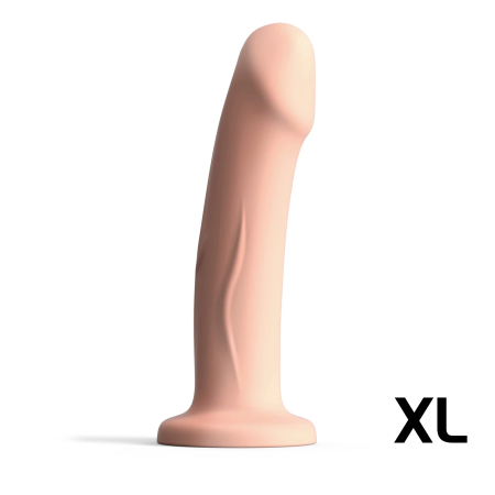 Real Plesure XL - דילדו גמיש רגיש לטמפרטורות - 20.5 ס"מ צבע גוף Dorcel​​