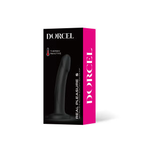 Real Plesure  - דילדו רגיש לטמפרטורות - צבע שחור Dorcel​