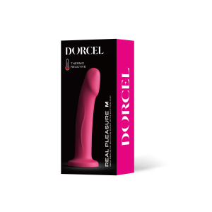 Real Pleasure  דילדו רגיש לטמפרטורות - ורוד Dorcel​