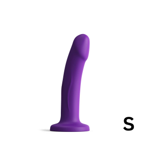 Real Pleasure  - דילדו רגיש לטמפרטורות - 16 ס"מ צבע סגול Dorcel​​