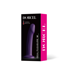 Real Pleasure  - דילדו רגיש לטמפרטורות - צבע סגול Dorcel​