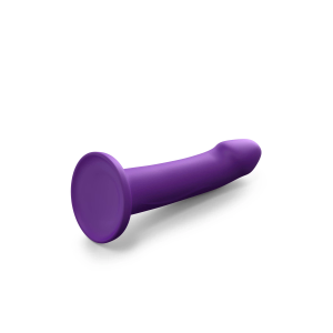 Real Pleasure  - דילדו רגיש לטמפרטורות - 16 ס"מ צבע סגול Dorcel​​