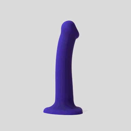Glow-LED Strap-on-me Purple Dildo with Built-in LED Lights