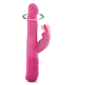 2.0 Baby Rabbit ויברטור ארנבון עם חרוזים נטען Dorcel​ ורוד