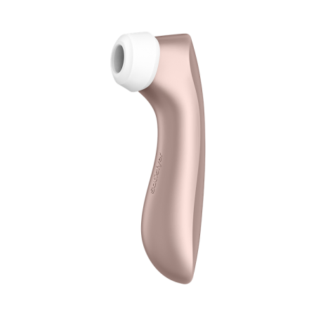 Pro 2 +  שואב יניקה עוצמתי לדגדגן עם רטט - ורוד ברונזה Satisfyer​​