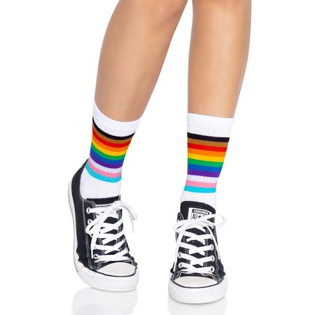 Leg Avenue Pride Flag Socks