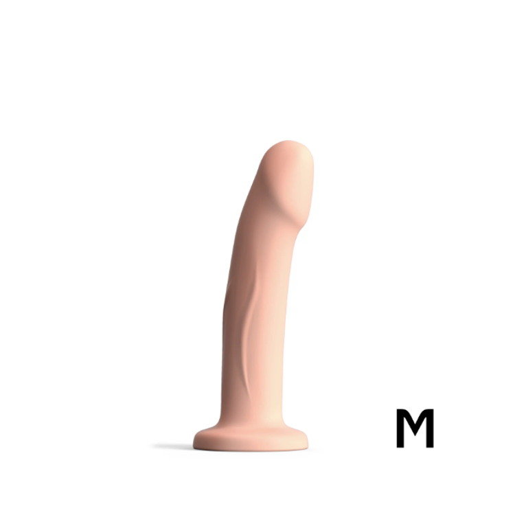 Real Pleasure  - דילדו רגיש לטמפרטורות - 17.5 ס"מ צבע גוף Dorcel​​​