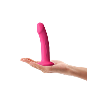Real Pleasure  - דילדו רגיש לטמפרטורות - 16 ס"מ צבע ורוד Dorcel​​