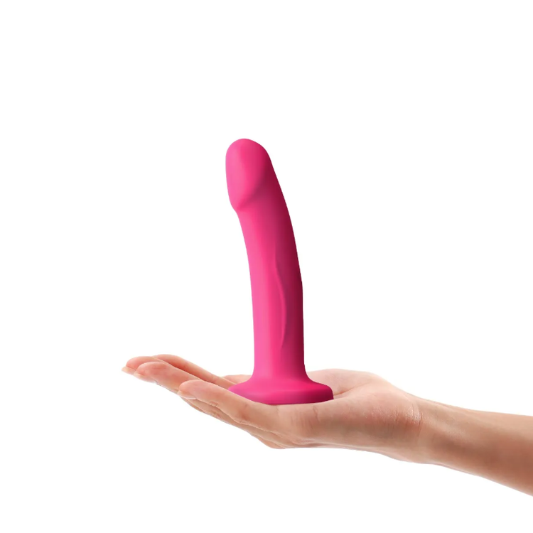 Real Pleasure  - דילדו רגיש לטמפרטורות - 16 ס"מ צבע ורוד Dorcel​​