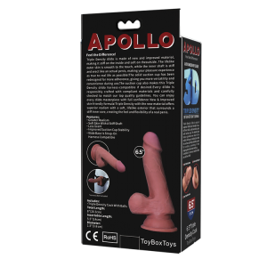 Apollo דילדו TPE אורך 20.3 ס''מ