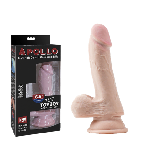 Apollo דילדו TPE אורך 20.3 ס''מ