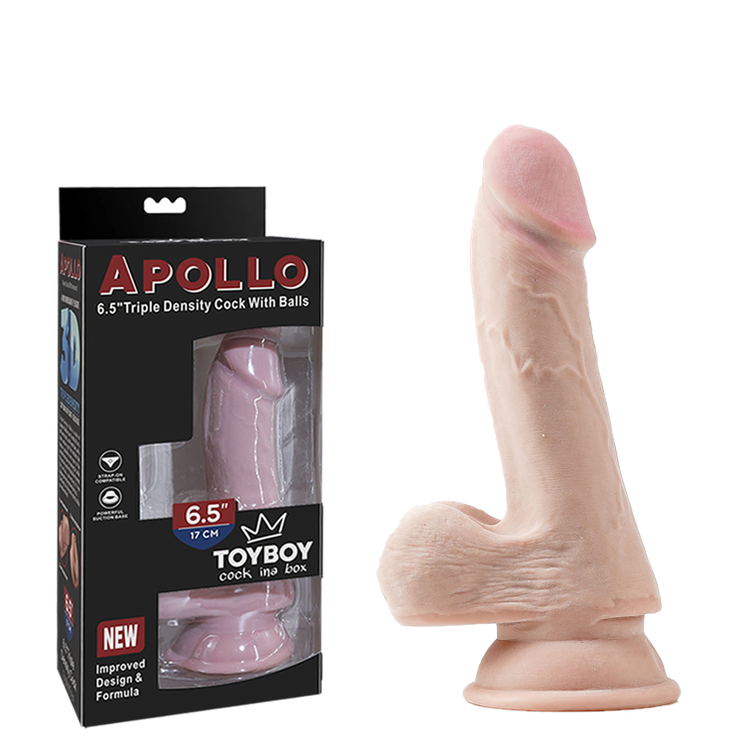 Apollo דילדו TPE אורך 20.3 ס''מ