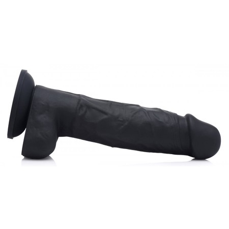 דילדו סיליקון שחור 17.8 ס"מ Power Pecker