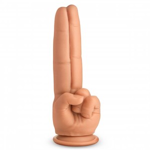 דילדו סיליקון אצבעות ענקיות כפולות The Pleaser Double Finger