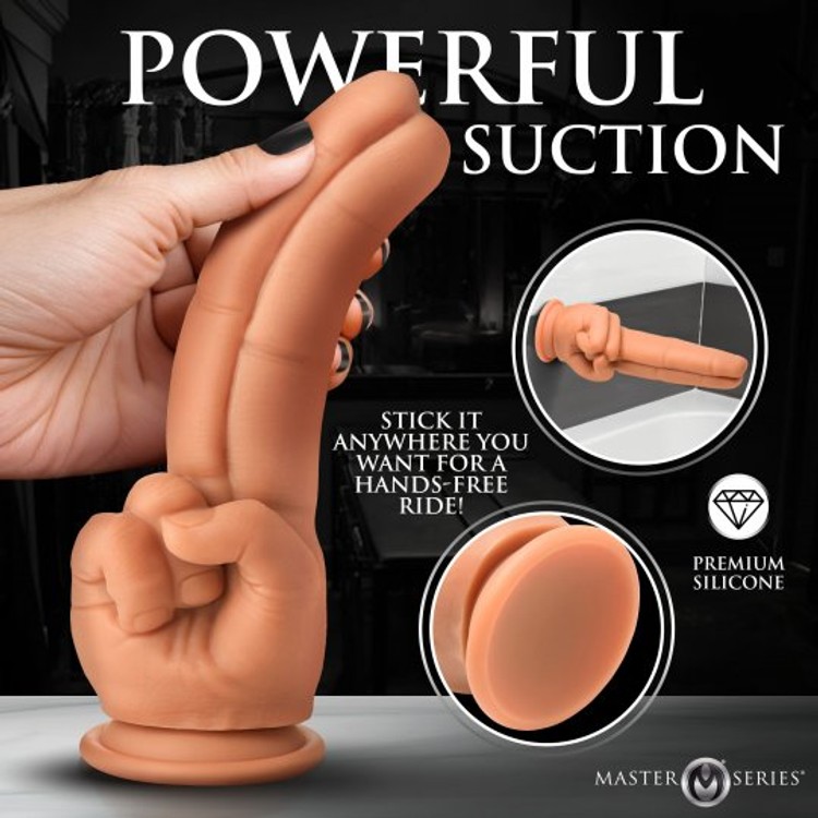 דילדו סיליקון אצבעות ענקיות כפולות The Pleaser Double Finger