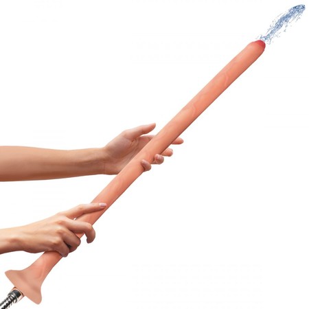 Skin Tone Dildo Enema Tube 48 cm HOSED