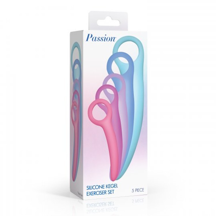 Passion Kegel Set ערכה של חמיש דילטורים מסיליקון