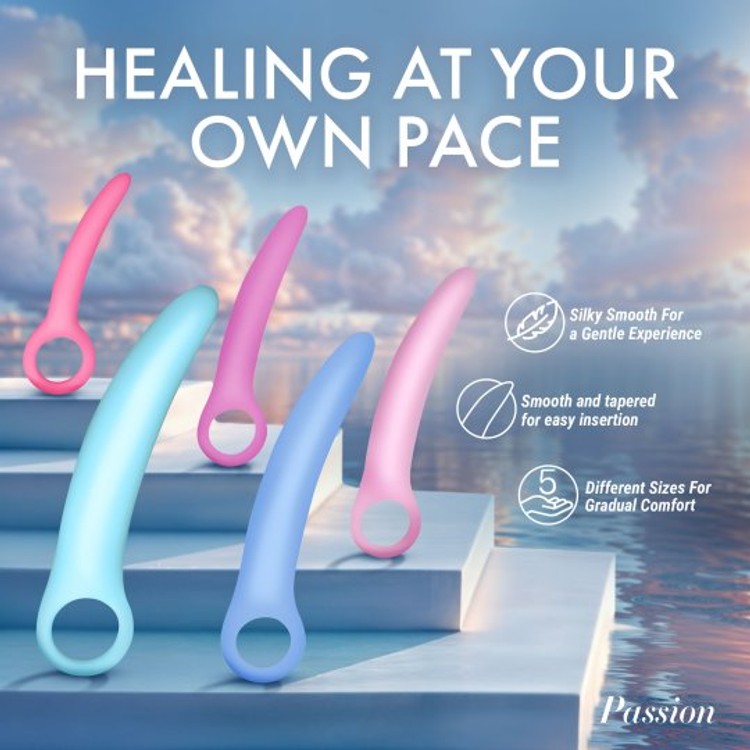 Passion Kegel Set ערכה של חמיש דילטורים מסיליקון