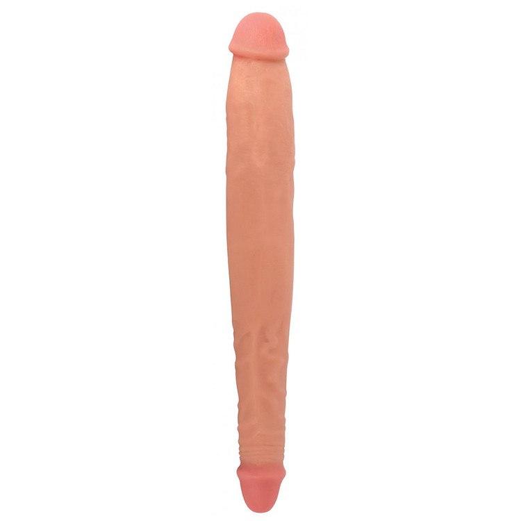 JOCK 13 Flesh דילדו PVC כפול 33 ס"מ בצבע בהיר