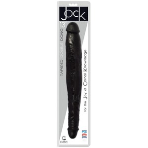 JOCK 13 Black דילדו PVC כפול 33 ס"מ בצבע שחור