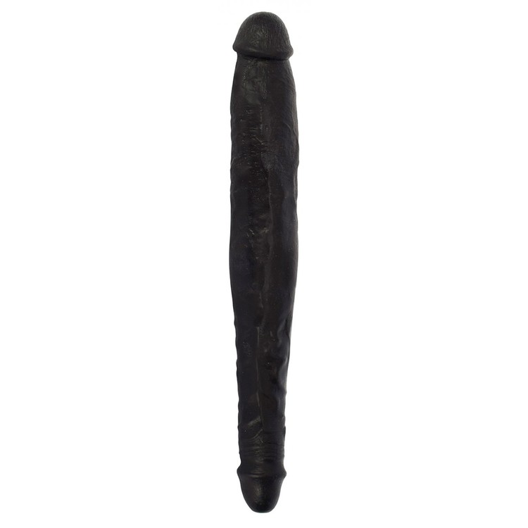 JOCK 13 Black דילדו PVC כפול 33 ס"מ בצבע שחור