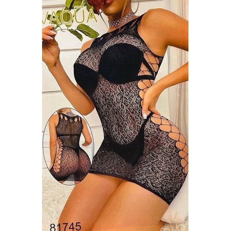 Orlissea​ גרביון גוף שחור מנצנץ