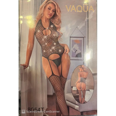 Jexorilune​​​ גרביון גוף שחור מנצנץ​​